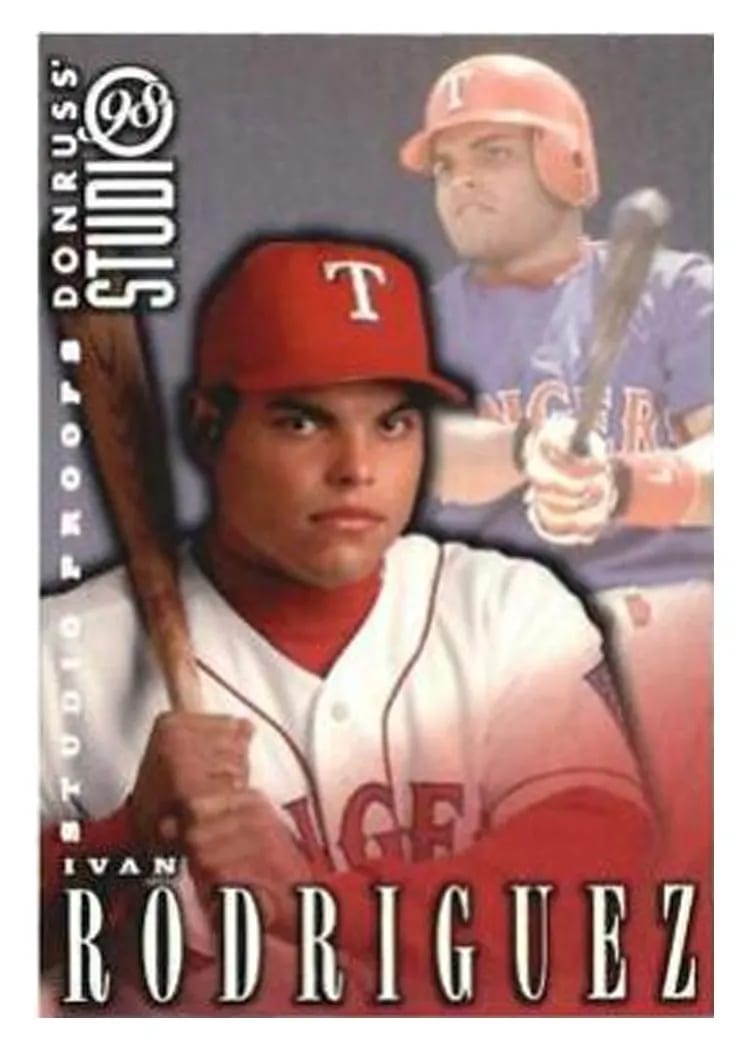 1998 Studio Ivan Rodriguez #3 card