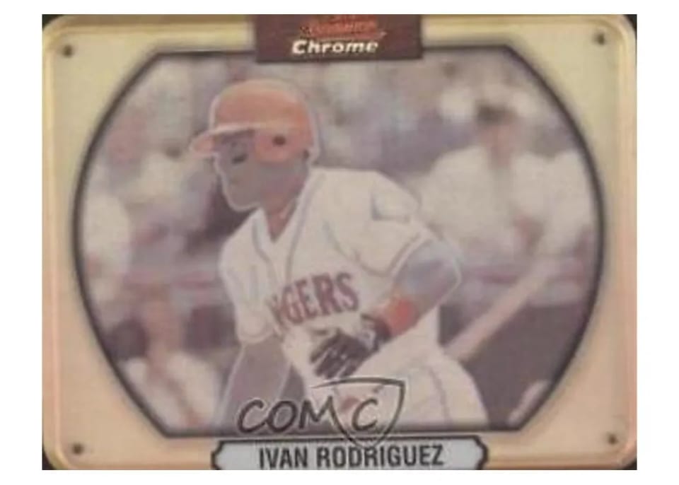 2000 Bowman Chrome Ivan Rodriguez #41 card