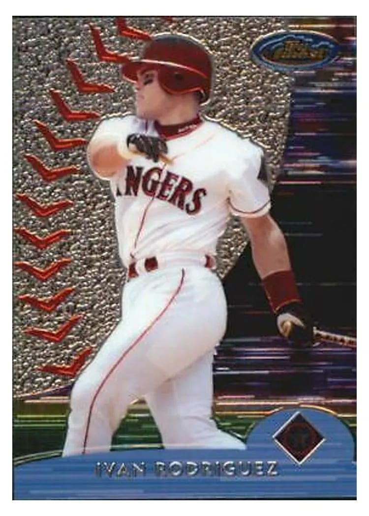 2000 Finest Ivan Rodriguez #80 card
