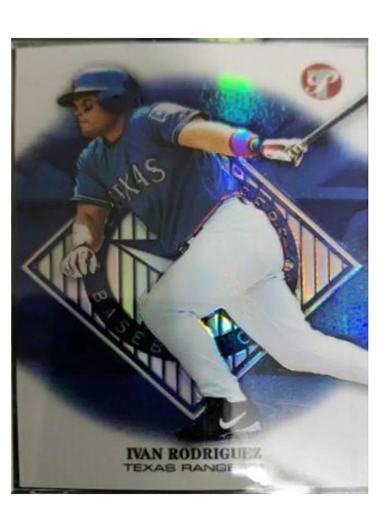 2002 Topps Pristine Ivan Rodriguez #46 card