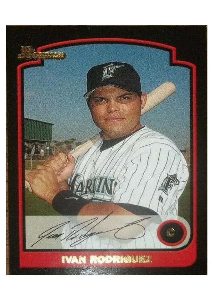 2003 Bowman Ivan Rodriguez #77 card