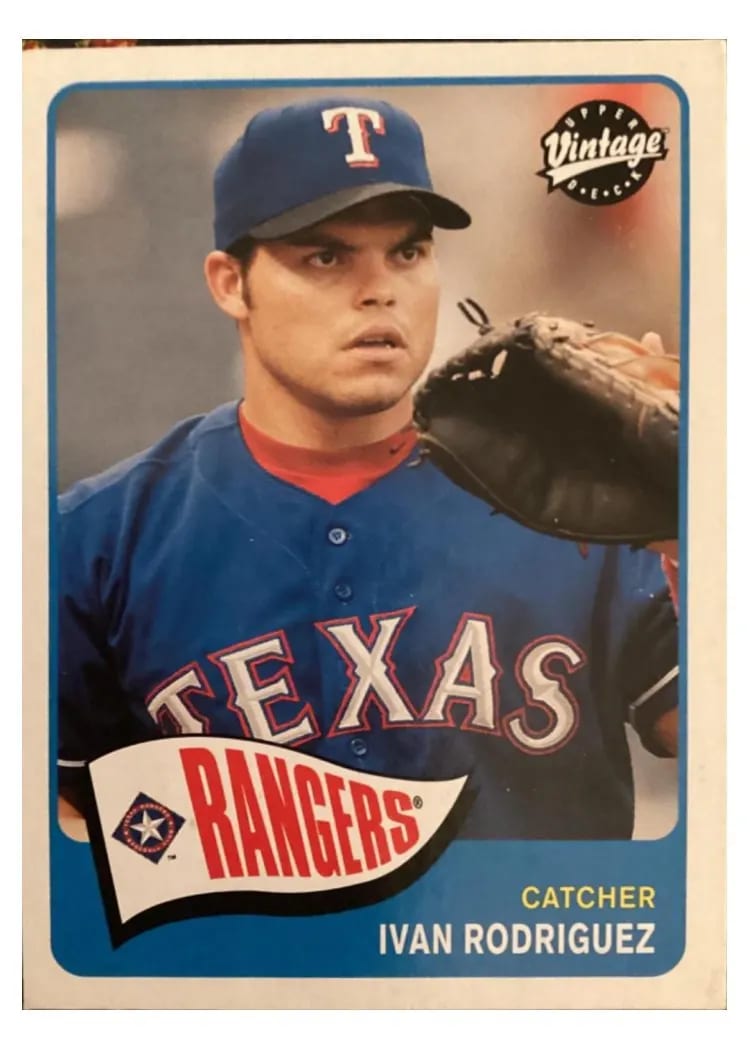 2003 Upper Deck Vintage Ivan Rodriguez #154 card