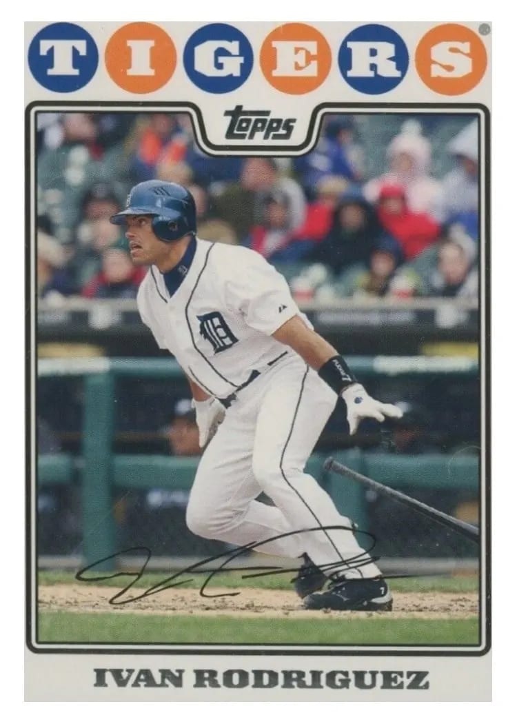 2008 Topps Ivan Rodriguez #76 card