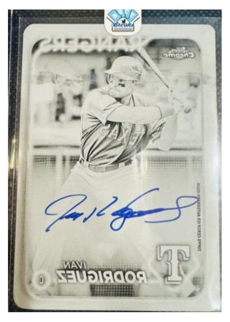 2024 Topps Chrome Chrome Legend Autographs Ivan Rodriguez #CLA-IR card