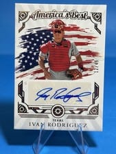 2025 Panini Boys of Summer America's Best Signatures Ivan Rodriguez #50 card
