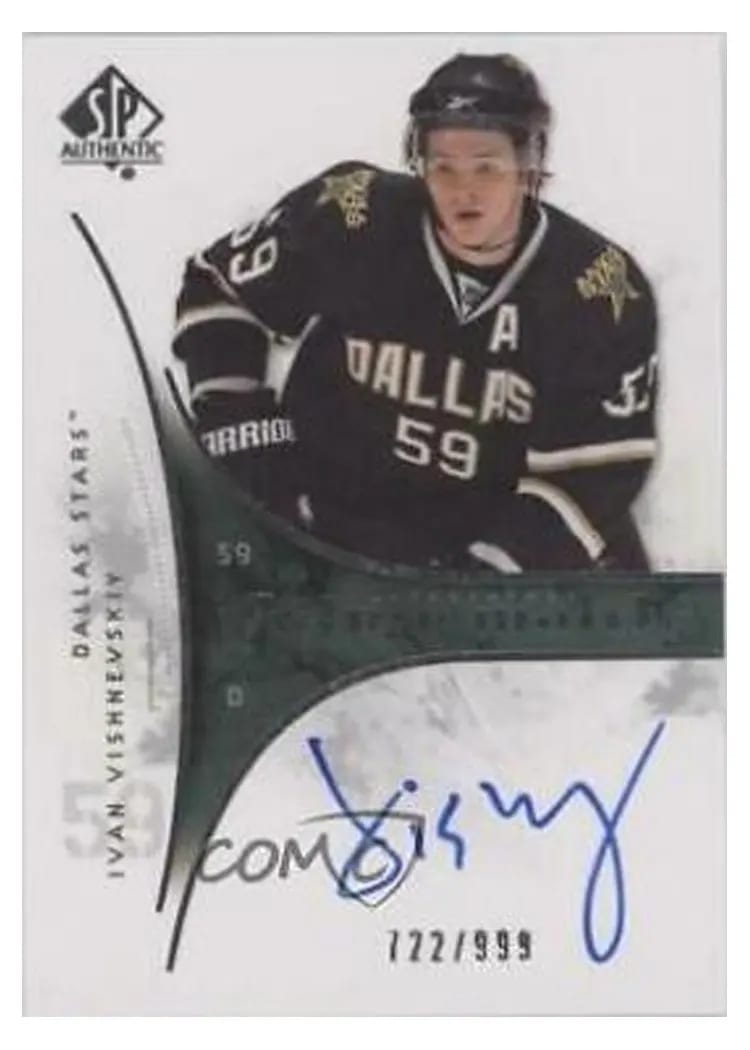 2009 SP Authentic Ivan Vishnevskiy #232 card