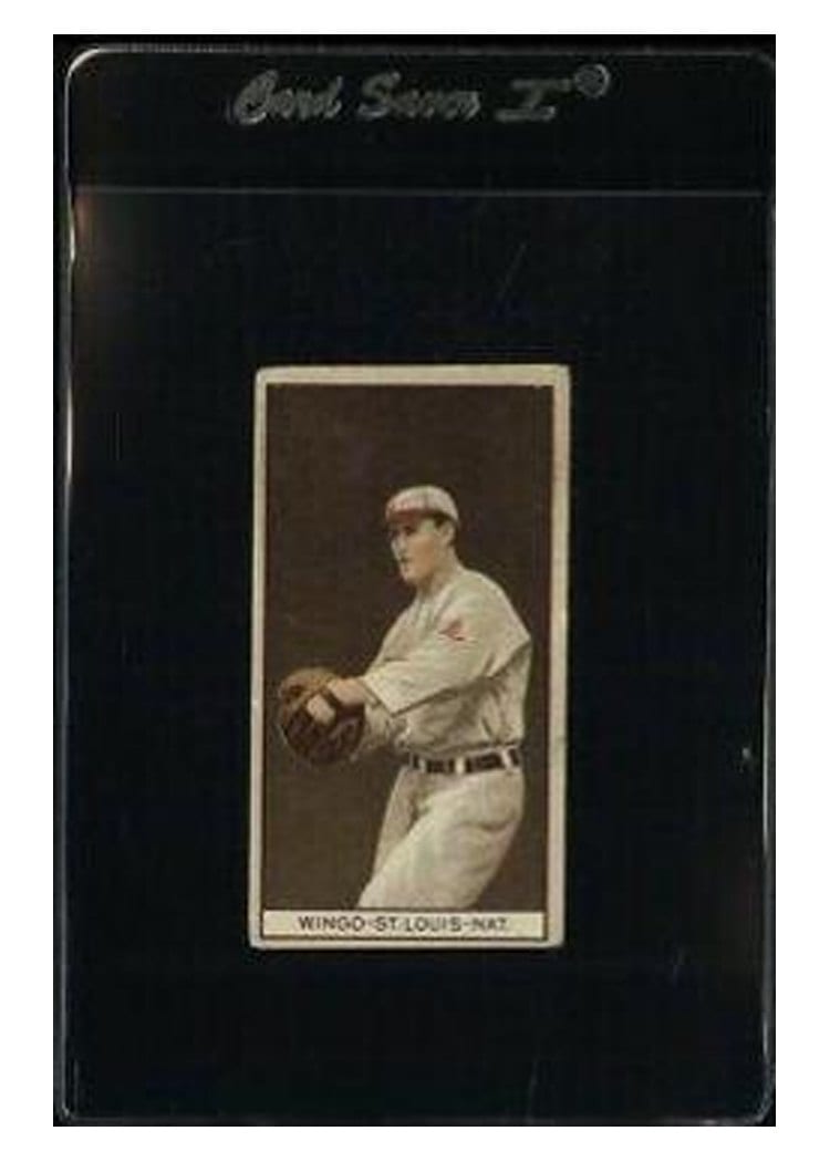 1912 T207 Brown Background Ivey Wingo card