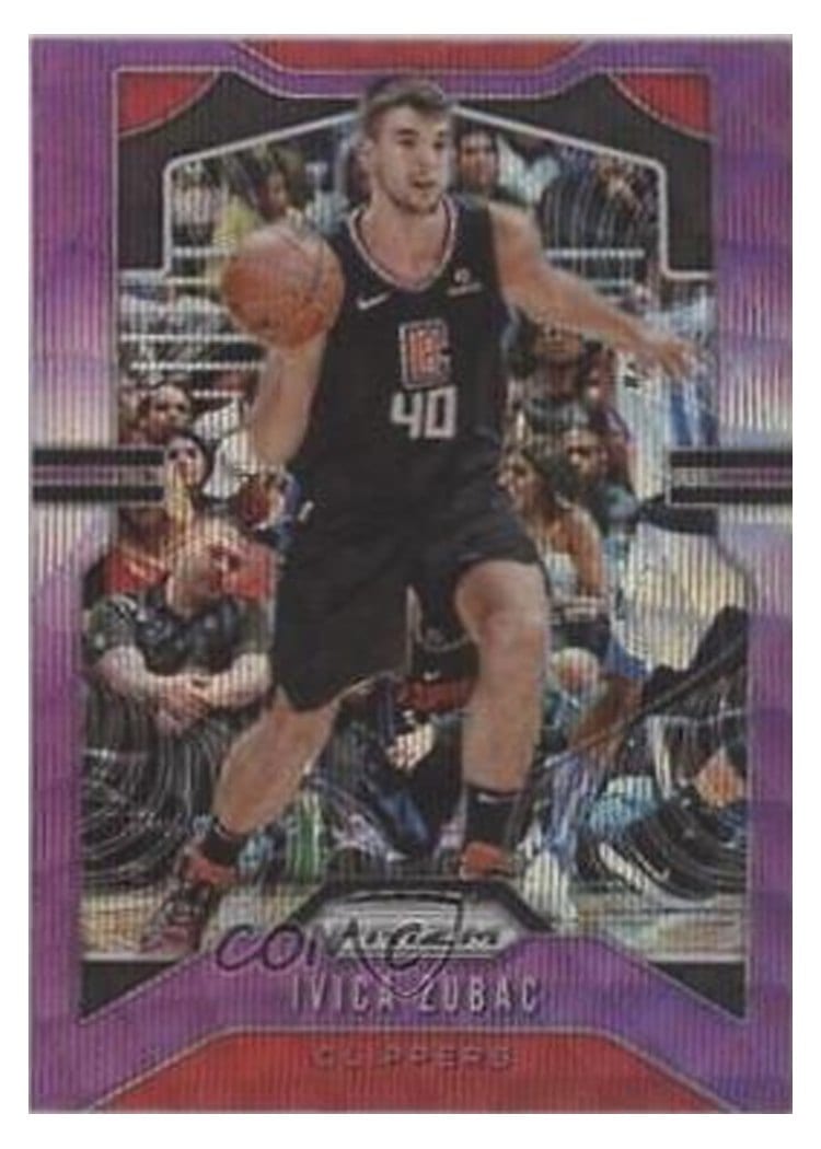 2019-20 Panini Prizm Base Set Ivica Zubac #220 card