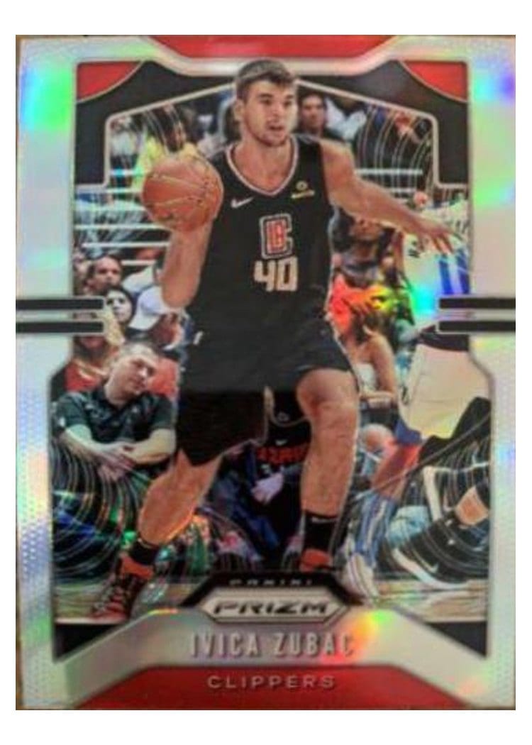 2019-20 Panini Prizm Base Set Ivica Zubac Silver Prizm #220 card
