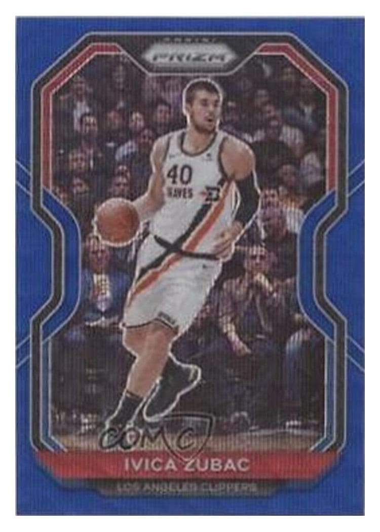 2020-21 Panini Prizm Base Set Ivica Zubac #196 card