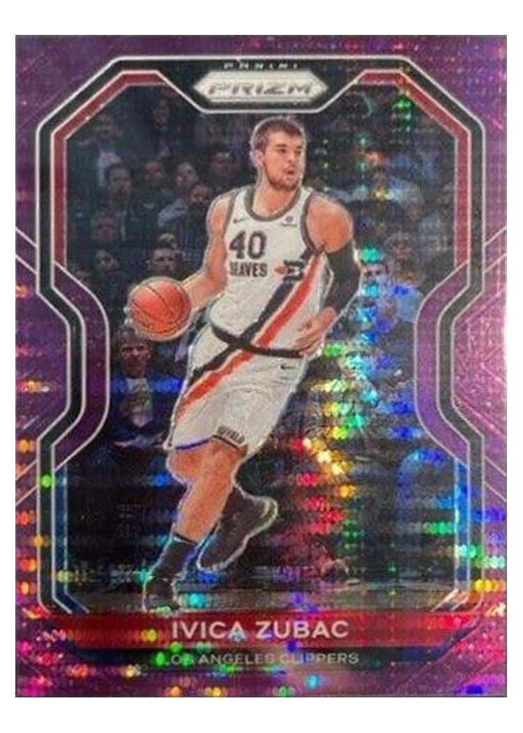2020-21 Panini Prizm Base Set Ivica Zubac #196 card