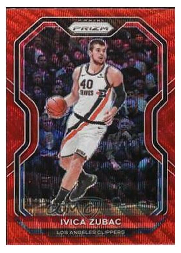 2020-21 Panini Prizm Base Set Ivica Zubac #196 card