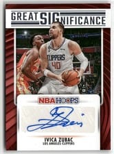 2023-24 Hoops Great SIGnificance Ivica Zubac #GS-ZUB card