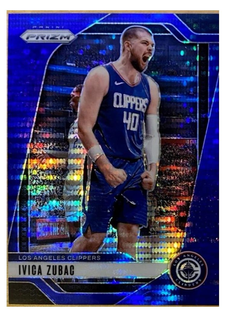 2024-25 Panini Prizm Base Set Ivica Zubac #39 card