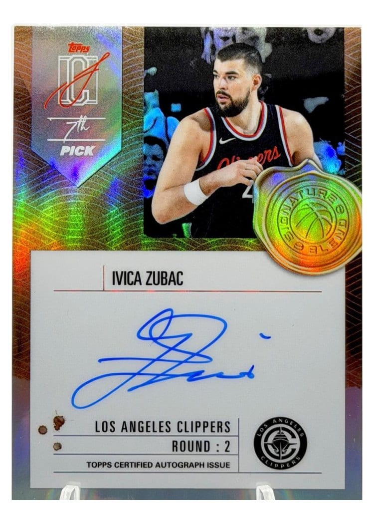 2025-26 Topps Signature Class Signature Blend Ivica Zubac #SB-IZ card