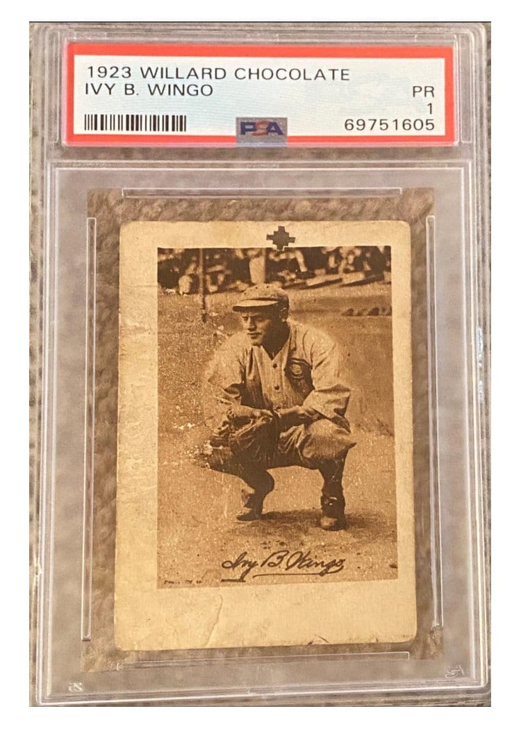 1923 Willard Chocolate Ivy B. Wingo card