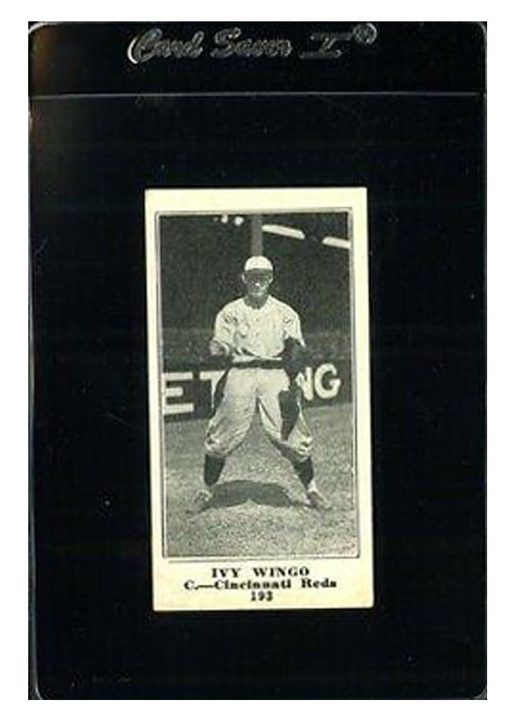 1916 M101 4 Sporting News Ivy Wingo #193 card