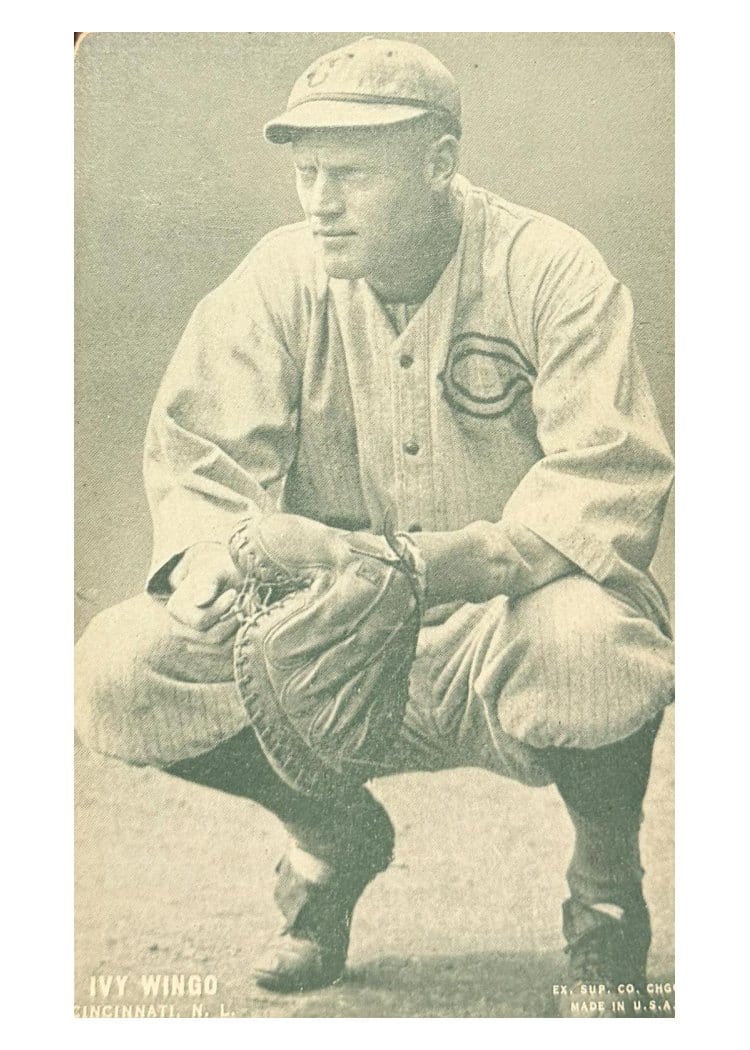 1927 Exhibits Green Tint Ivy Wingo card