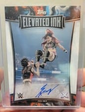 2025 Topps Exalted WWE Wrestling Elevated Ink Iyo Sky #ELI-IYO card