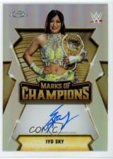 2026 Topps Chrome WWE Marks of Champions Autographs Iyo Sky #MOC-IS card
