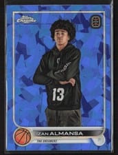 2022-23 Topps Chrome Sapphire Edition Overtime Elite Base Set Izan Almansa #57 card