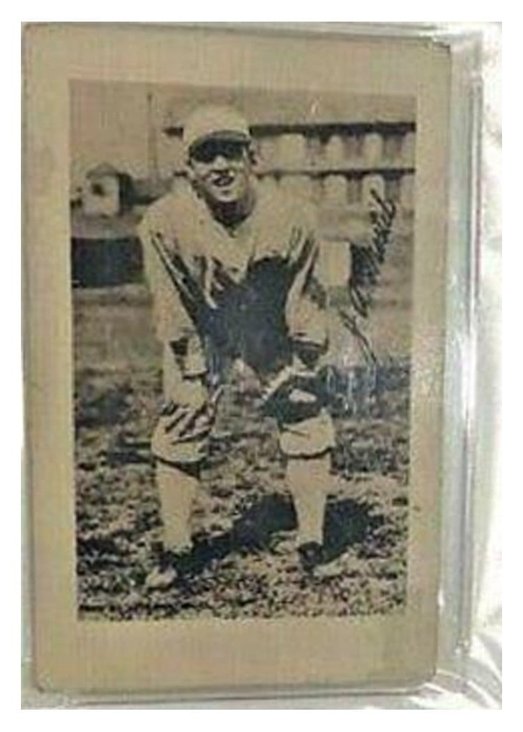 1923 Willard Chocolate J. A. Mostil card
