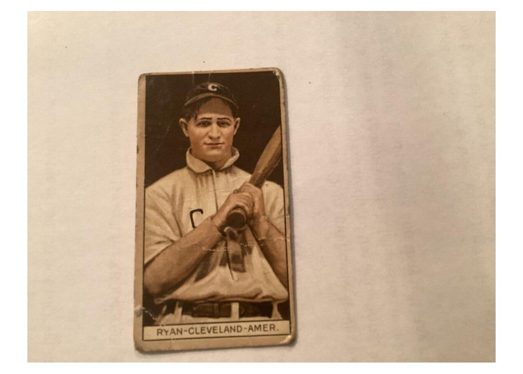 1912 T207 Brown Background J. B. Ryan card