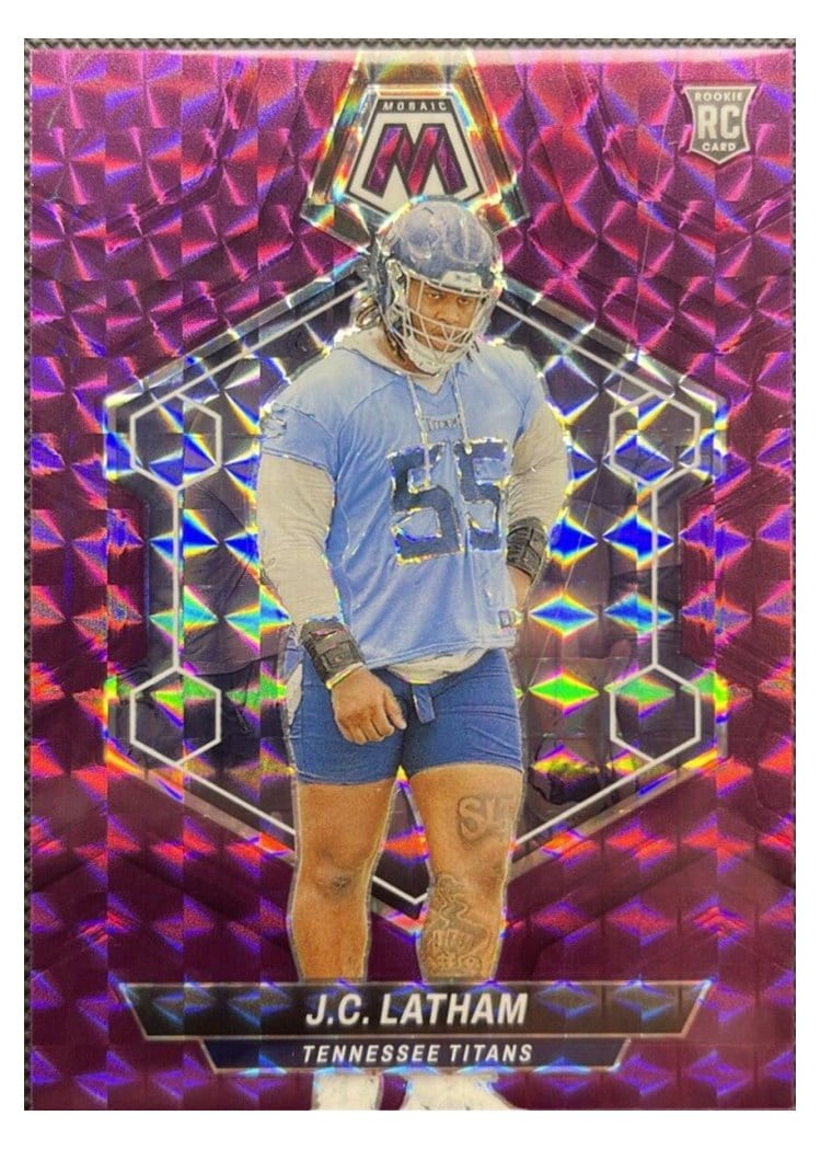 2024 Panini Mosaic Base Set J.C. Latham #307 card