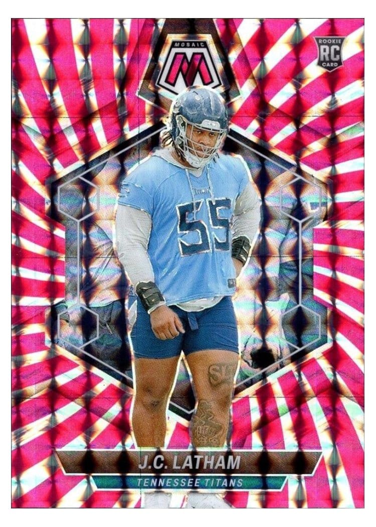 2024 Panini Mosaic Base Set J.C. Latham #307 card