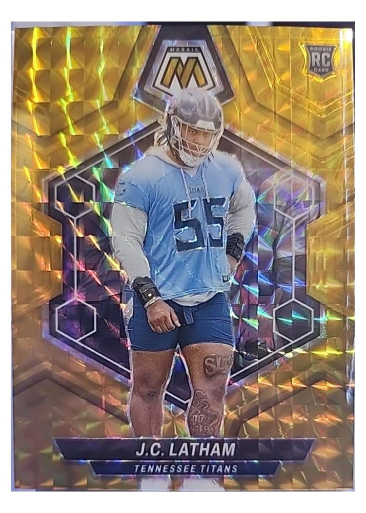 2024 Panini Mosaic Base Set J.C. Latham #307 card