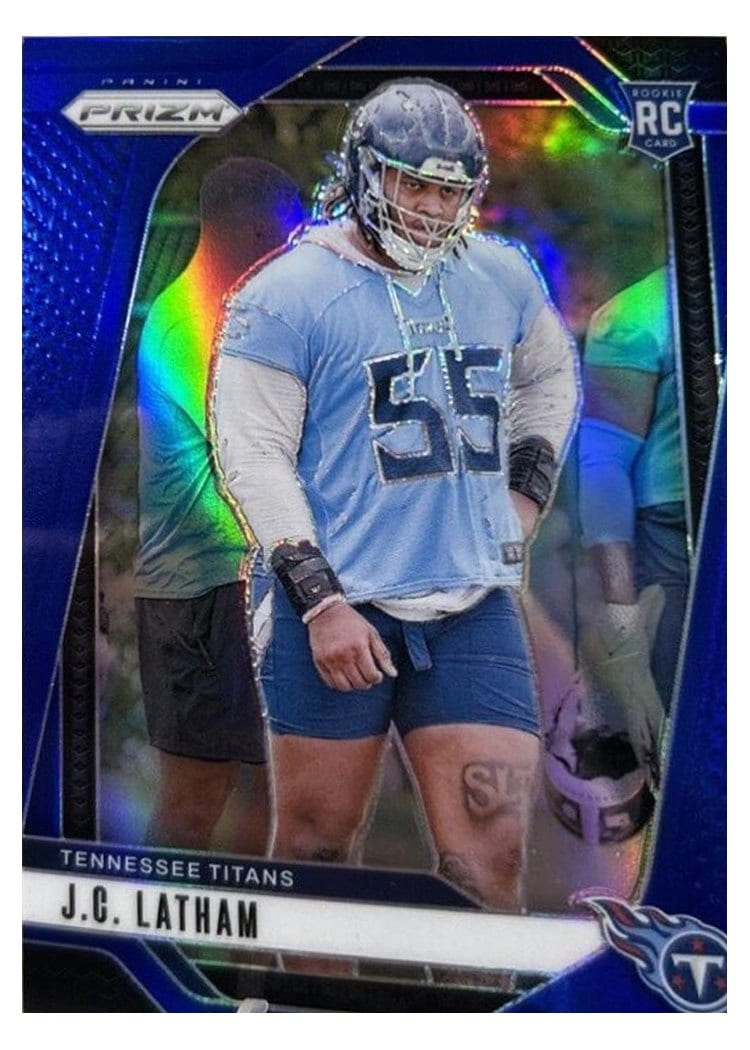 2024 Panini Prizm Base Set J.C. Latham #334 card