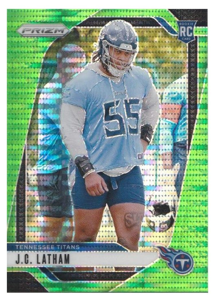 2024 Panini Prizm Base Set J.C. Latham #334 card