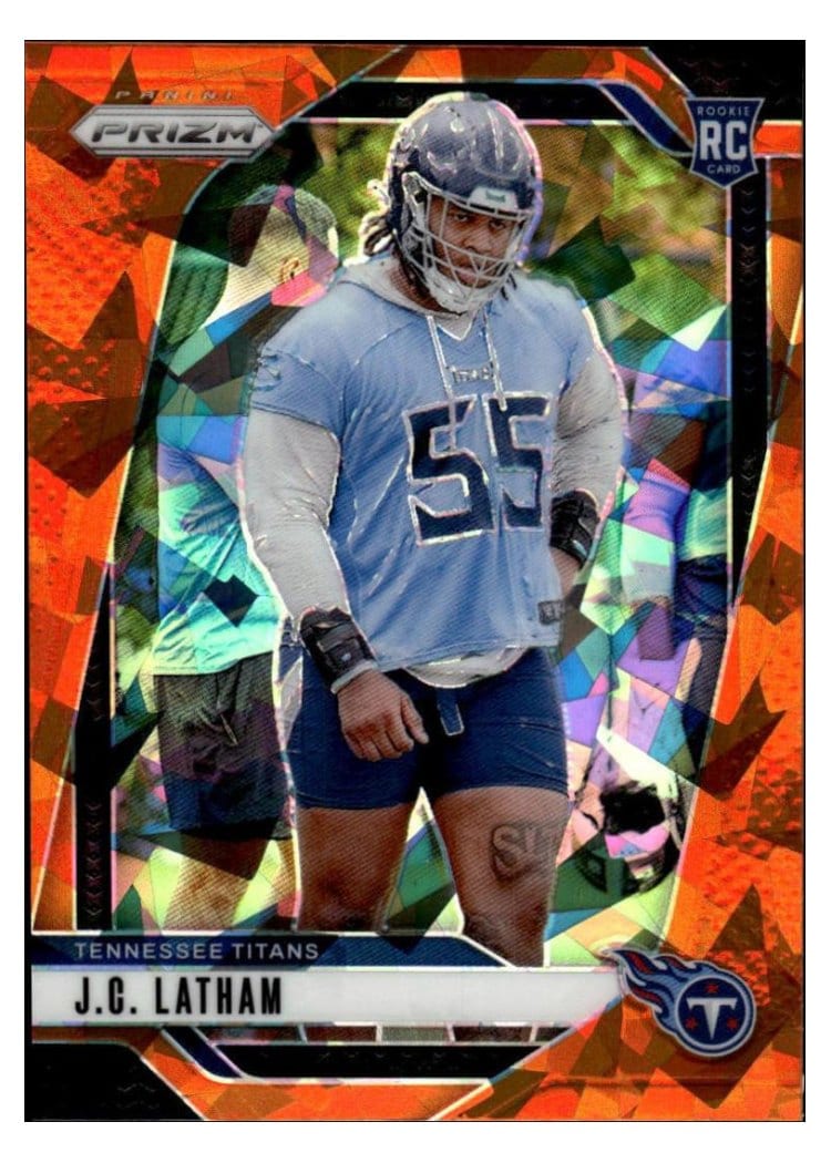 2024 Panini Prizm Base Set J.C. Latham #334 card