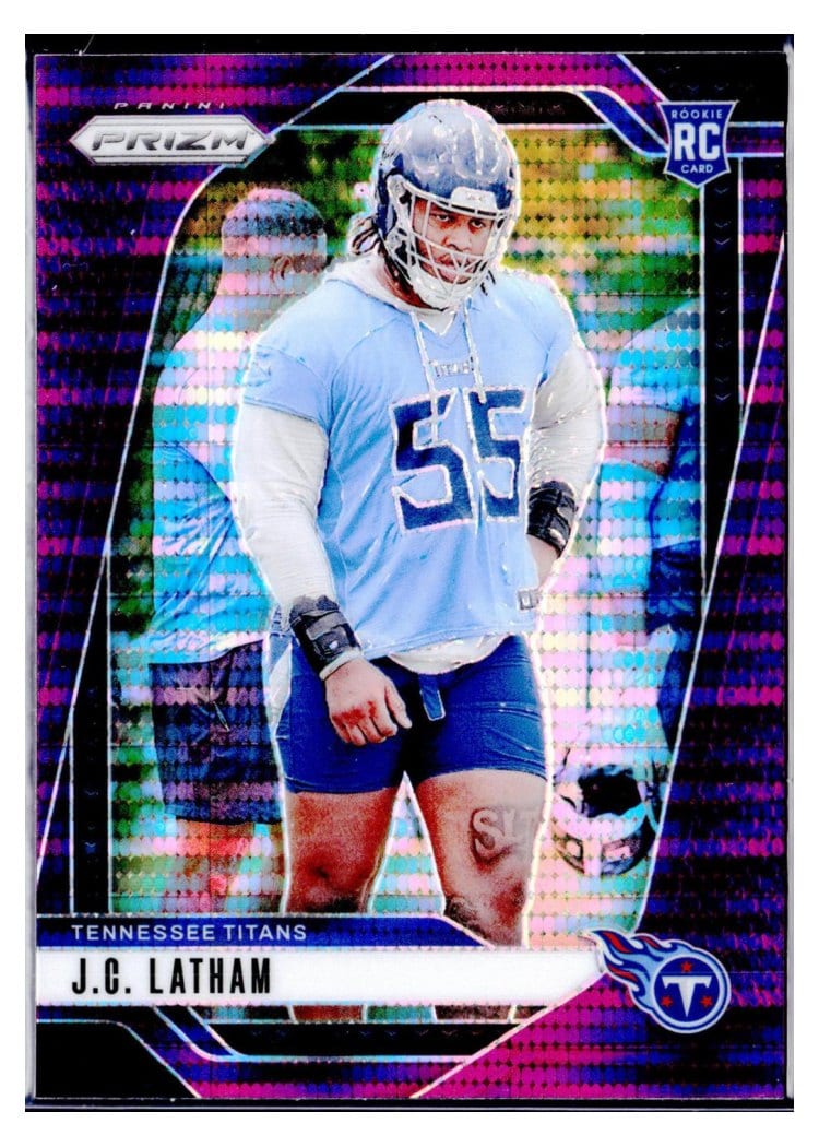 2024 Panini Prizm Base Set J.C. Latham #334 card