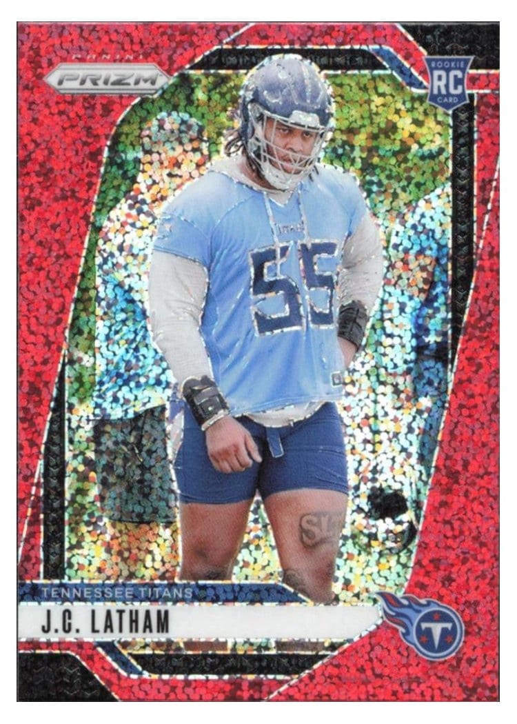 2024 Panini Prizm Base Set J.C. Latham #334 card