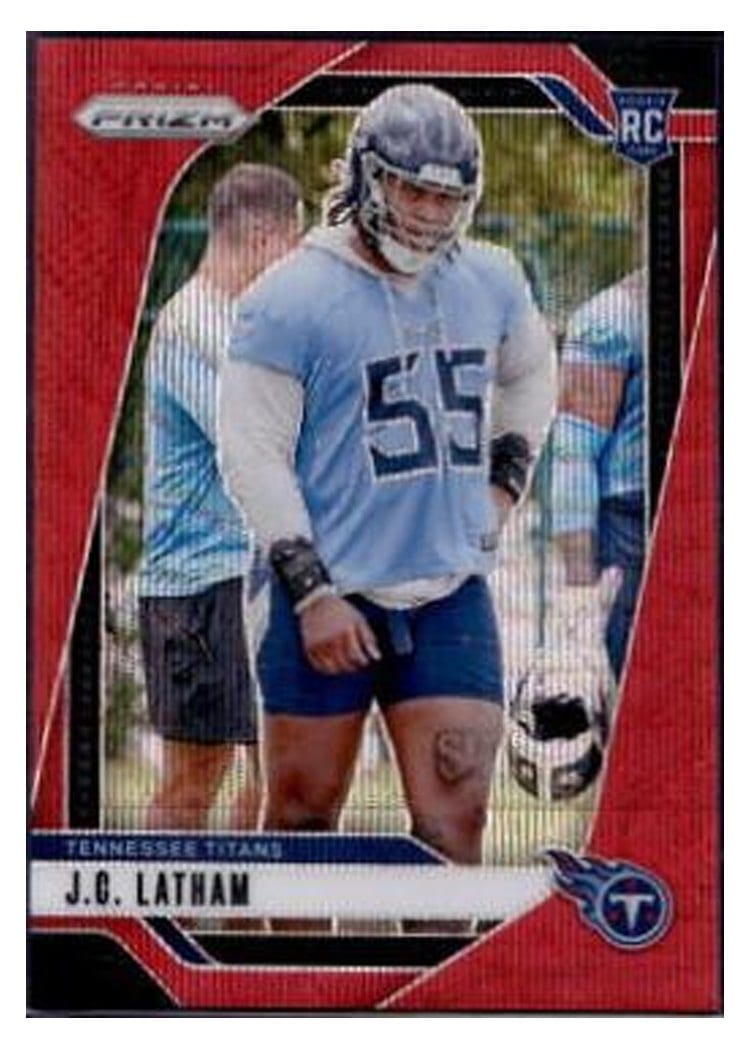 2024 Panini Prizm Base Set J.C. Latham #334 card