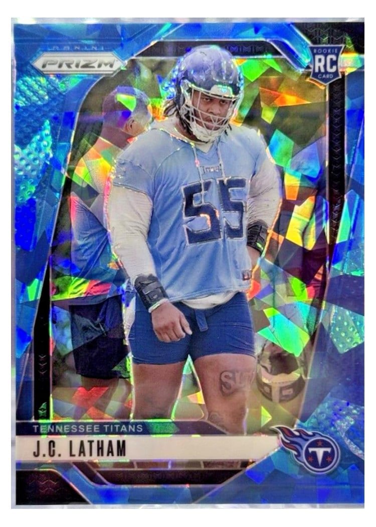 2024 Panini Prizm Base Set J.C. Latham #334 card