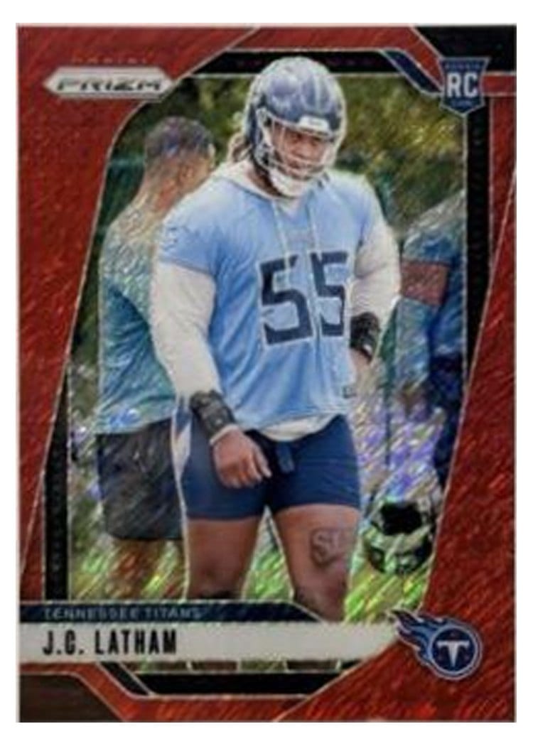 2024 Panini Prizm Base Set J.C. Latham #334 card