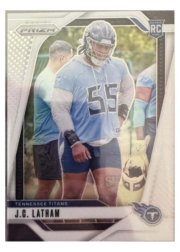 2024 Panini Prizm Base Set J.C. Latham #334 card