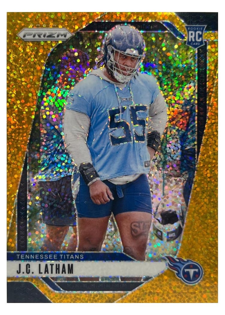 2024 Panini Prizm Base Set J.C. Latham #334 card