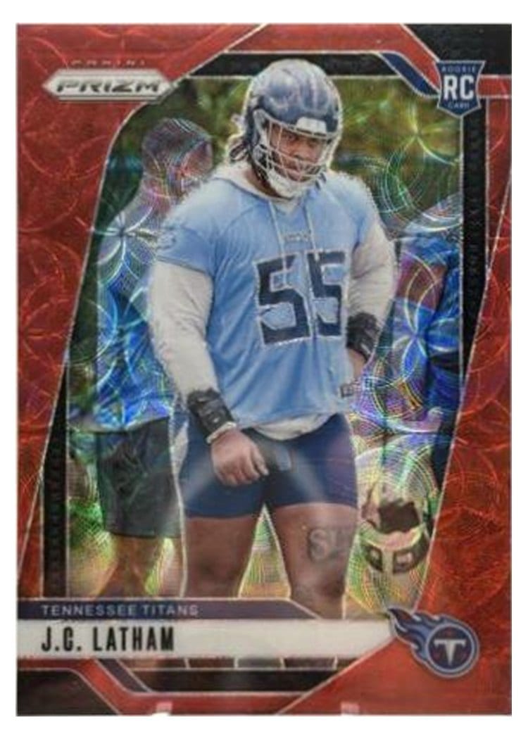 2024 Panini Prizm Base Set J.C. Latham #334 card