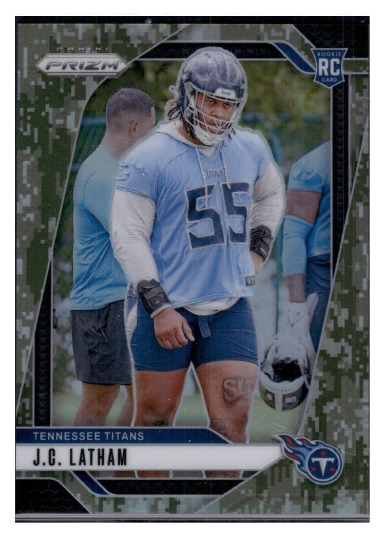 2024 Panini Prizm Base Set J.C. Latham #334 card