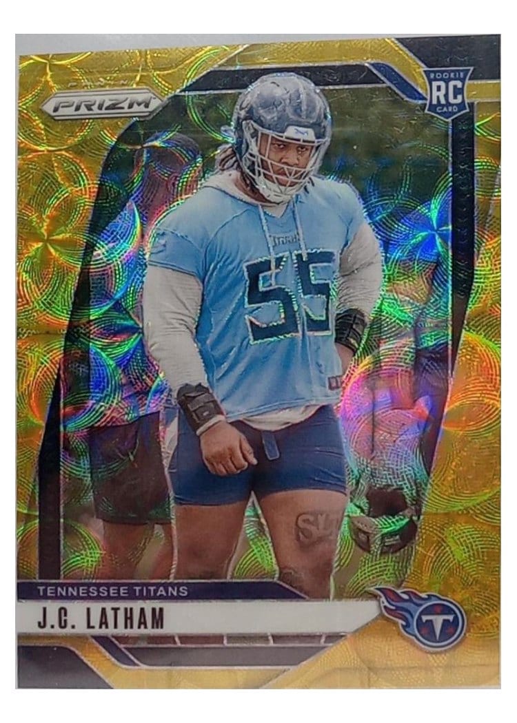 2024 Panini Prizm Base Set J.C. Latham #334 card