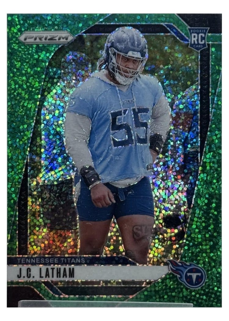 2024 Panini Prizm Base Set J.C. Latham #334 card