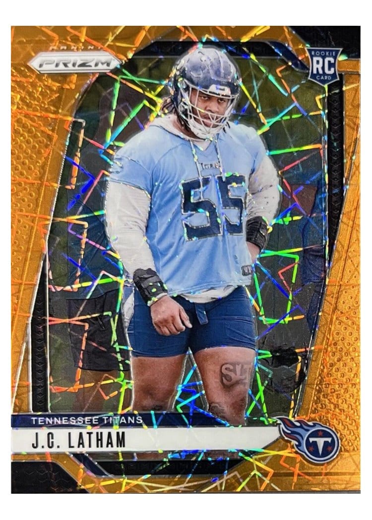 2024 Panini Prizm Base Set J.C. Latham #334 card