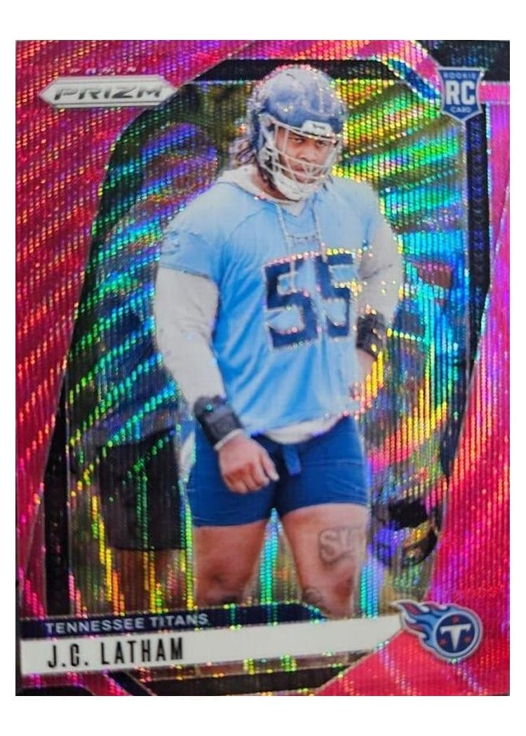 2024 Panini Prizm Base Set J.C. Latham #334 card