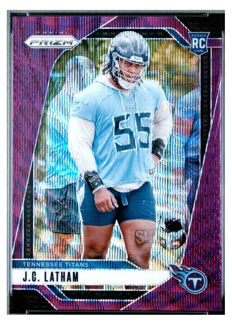 2024 Panini Prizm Base Set J.C. Latham #334 card