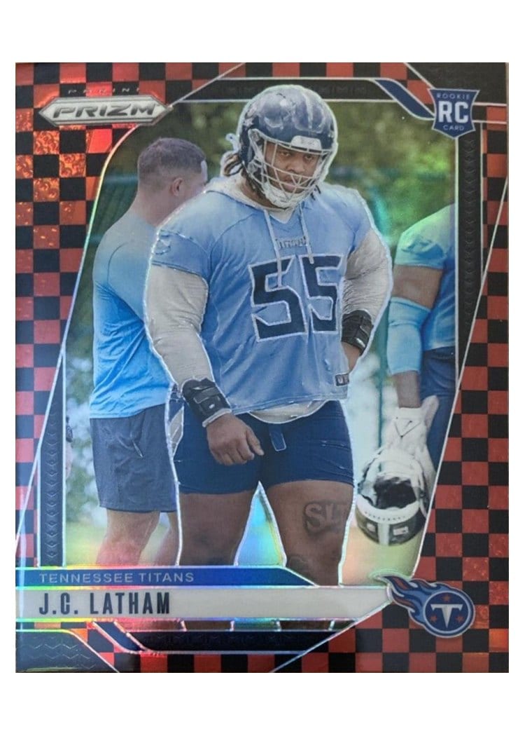 2024 Panini Prizm Base Set J.C. Latham #334 card
