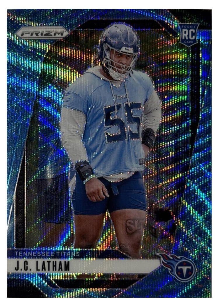 2024 Panini Prizm Base Set J.C. Latham #334 card
