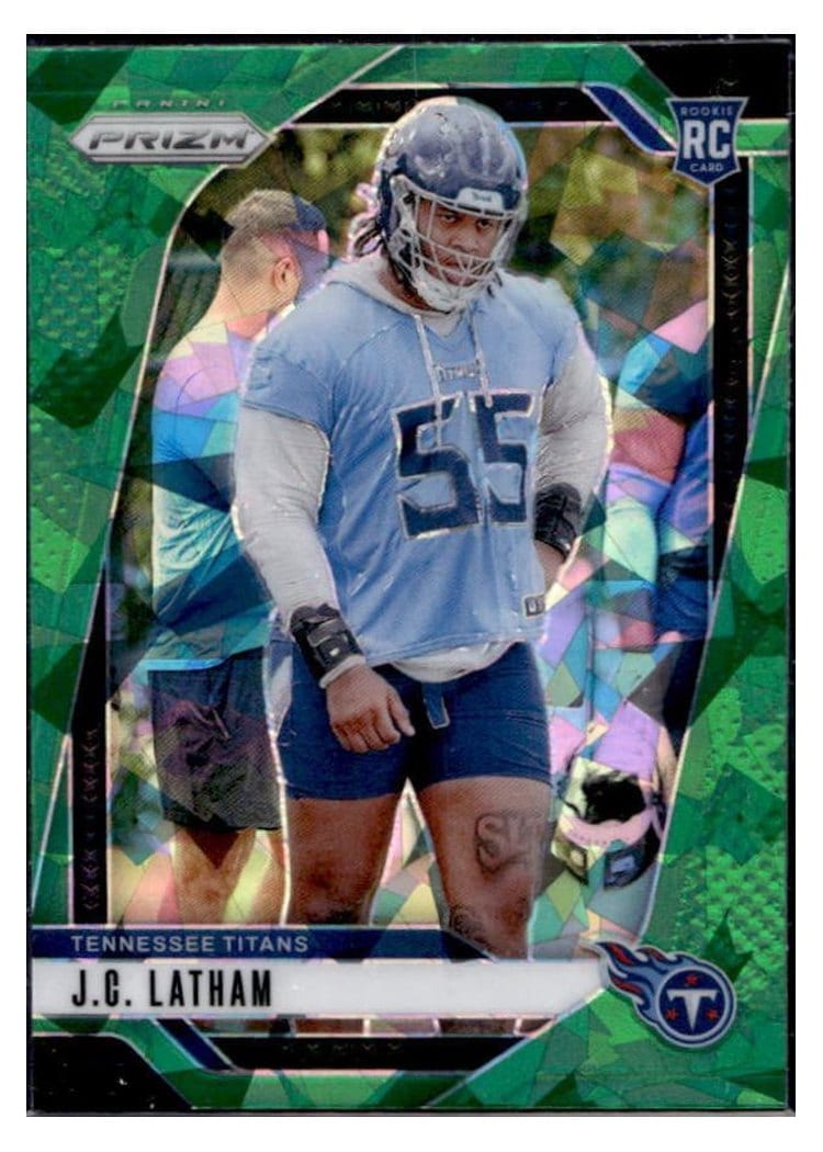 2024 Panini Prizm Base Set J.C. Latham #334 card